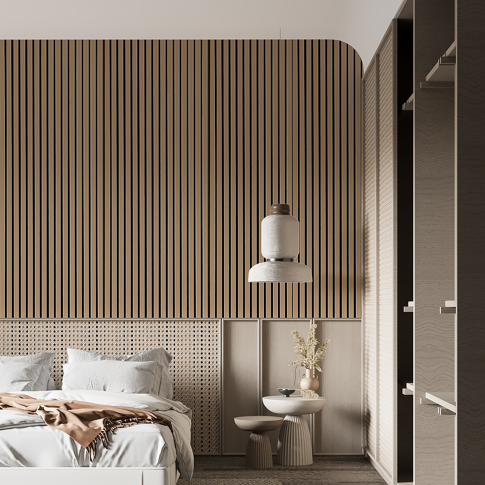 Acoustic wall panel Soundproof Acoustic Slat Wood Panels for Home Theaters